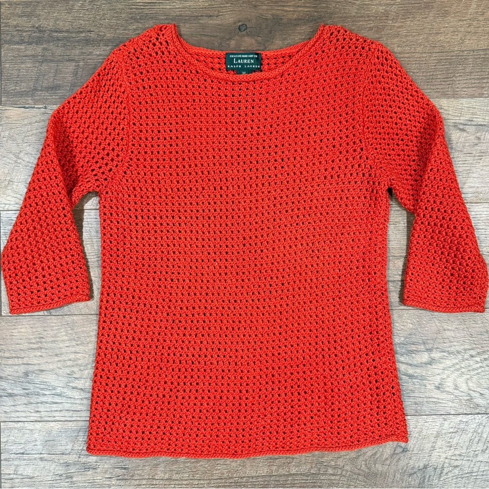 Lauren Ralph Lauren Exclusive Hand-Knit Crewneck Sweater